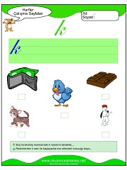 K Sesi Çalışma Sayfaları